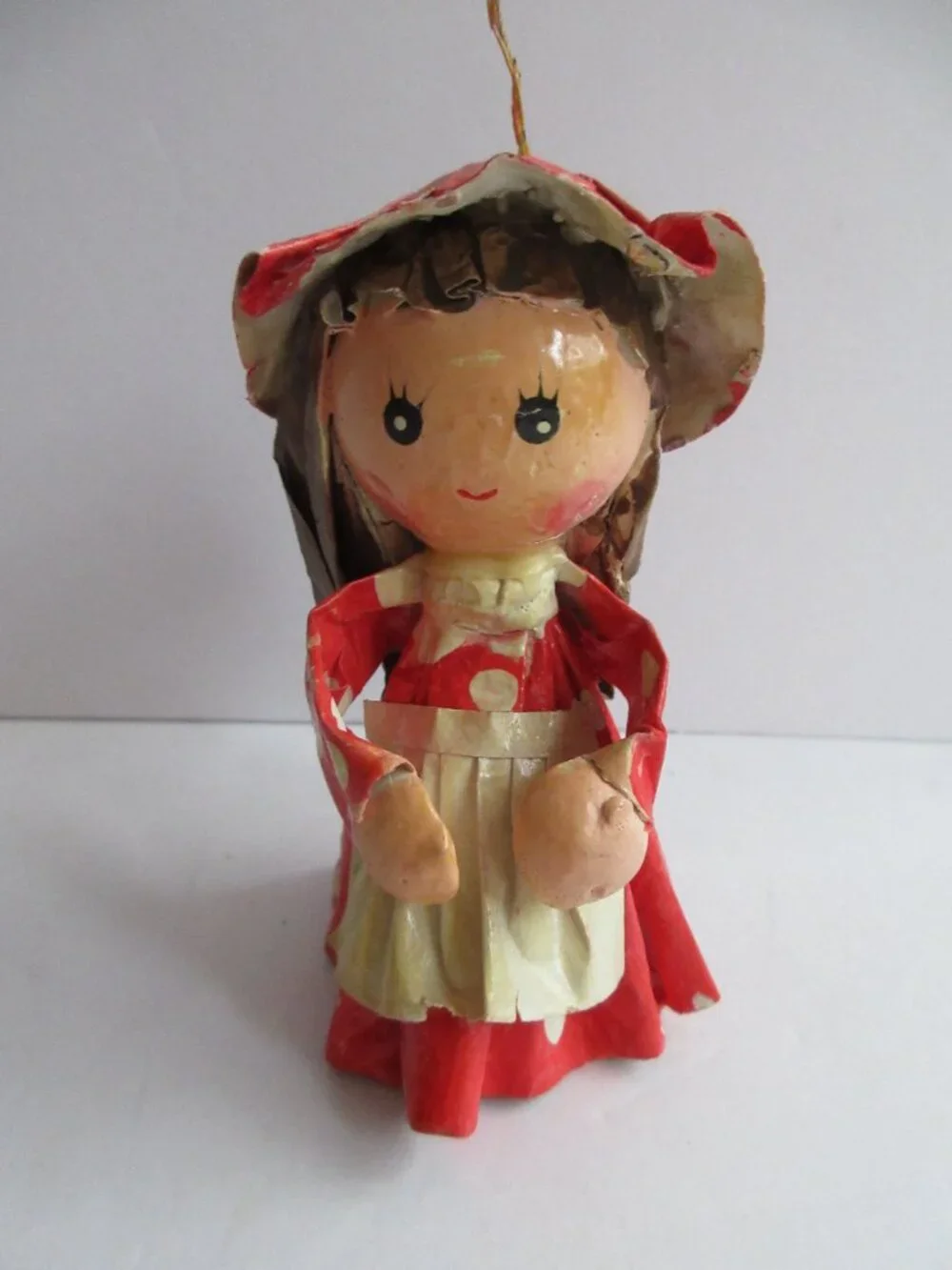 3 Paper Mache Girls 4.5